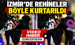İzmir’de banka rehine krizi: Kurtarılma anları kamerada