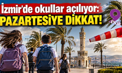 Okullar açılıyor: İzmir’de pazartesi hava nasıl olacak?