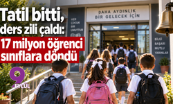 Tatil bitti, ders zili çaldı: 17 milyon öğrenci sınıflara döndü