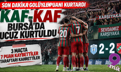 Karşıyaka Bursa’da son anda kurtuldu: Uzatmada gelen golle 1 puan