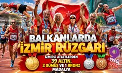 İzmirli master atletlerden Balkan’da büyük başarı: 14 sporcu 42 madalya kazandı