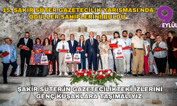 15. Şakir Süter Gazetecilik Yarışması'nda ödüller sahiplerini buldu