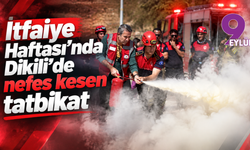 İtfaiye Haftası’nda Dikili’de nefes kesen tatbikat