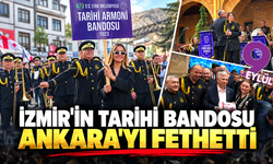 İzmir'in tarihi bandosu Ankara'yı fethetti