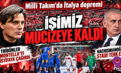 Millî Takım'da İtalya depremi: Tribünler istifaya çağırdı, Hacıosmanoğlu stadı terk etti