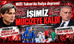 Millî Takım'da İtalya depremi: Tribünler istifaya çağırdı, Hacıosmanoğlu stadı terk etti