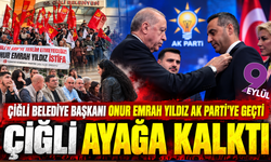 Çiğli'de rozet sonrası protesto büyüdü: Belediye önünde iki ayrı eylem