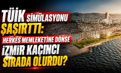 TÜİK simülasyonu şaşırttı: Herkes memleketine dönse İzmir kaçıncı sırada olurdu?