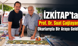 İZKİTAP'ta Suat Çağlayan Okurlarıyla Bir Araya Geldi