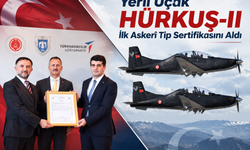 Yerli Uçak HÜRKUŞ-II İlk Askerî Tip Sertifikasını Aldı