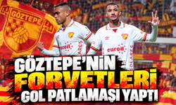 Göztepe'nin forvetleri gol patlaması yaptı