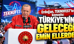 TEKNOFEST'te Erdoğan'dan gençlik vurgusu: "Türkiye'nin geleceği emin ellerde!"
