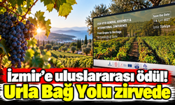 İzmir'e uluslararası ödül! Urla Bağ Yolu zirvede