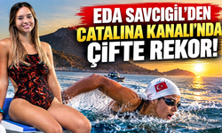 İzmirli genç yüzücü ABD'de tarih yazdı: Eda Savcıgil'den Catalina Kanalı'nda çifte rekor!
