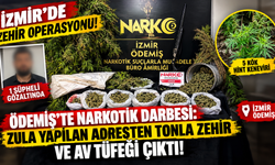 Ödemiş’te Narkotik Darbesi: Zula Yapılan Adresten Tonla Zehir ve Av Tüfeği Çıktı!