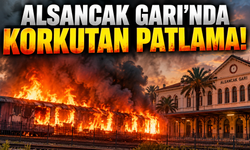 Alsancak Garı’nda Korkutan Patlama: Vagon Alev Alev Yandı!