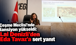 Çeşme Meclisi’nde tansiyon yükseldi: Lal Denizli’den Eda Tavaz’a sert yanıt