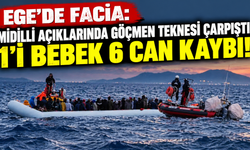 Midilli Açıklarında Göçmen Teknesi Çarpıştı, 1'i Bebek 6 Can Kaybı!