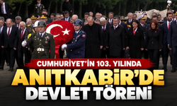 Cumhuriyet’in 103. yılında Anıtkabir’de devlet töreni: Liderler bir araya geldi