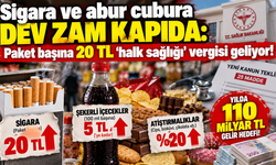 Sigara ve abur cubura dev zam kapıda: Paket başına 20 TL 'halk sağlığı' vergisi geliyor!