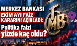 Merkez Bankası ekim ayı faiz kararını açıkladı: Politika faizi yüzde kaç oldu?