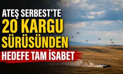 Ateş Serbest’te 20 KARGU Sürüsünden Hedefe Tam İsabet