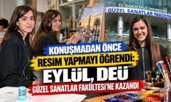 Konuşmadan önce resim yapmayı öğrendi: Güzel Sanatlar Fakültesi’ni kazandı