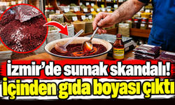 İzmir'de sumak skandalı! İçinden gıda boyası çıktı