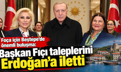 Foça için Beştepe’de önemli buluşma: Başkan Fıçı taleplerini Erdoğan’a iletti