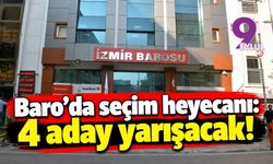İzmir Barosu seçimlere gidiyor: 18 Ekim’de 4 başkan adayı yarışacak