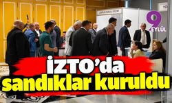 İZTO'da sandıklar kuruldu
