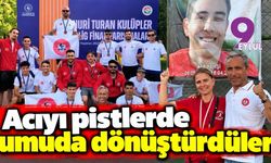 Acıyı pistlerde umuda dönüştürdüler