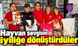 Hayvan sevgisini iyiliğe dönüştürdüler
