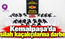 Kemalpaşa'da silah kaçakçılarına darbe