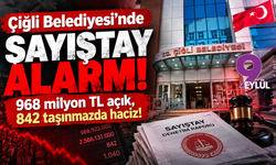 Çiğli Belediyesi’nde Sayıştay alarmı: 968 milyon TL açık, 842 taşınmazda haciz!