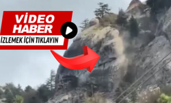 Depremde dev kaya koptu
