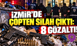 İzmir'de çöpten silah çıktı!