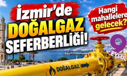 İzmir'de doğalgaz seferberliği! Hangi mahallelere gelecek?