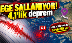 Ege sallanıyor! Datça açıklarında 4,1'lik deprem