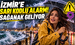 İzmir'e sarı kodlu alarm! Sağanak geliyor