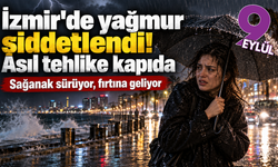 İzmir'de gece yarısı sağanak alarmı! Yağış şiddetlendi, asıl tehlike kapıda mı?