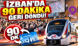 İZBAN'da 90 dakika geri döndü!