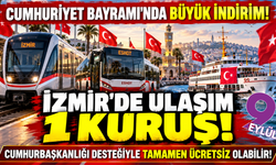 İzmir’de 29 Ekim’de ulaşım 1 kuruş olacak!