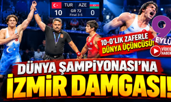 İzmirli güreşçi dünya üçüncüsü!