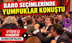 Barosu seçiminde yumruklu kavga!