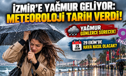 İzmir'e yağmur geliyor: Meteoroloji tarih verdi!
