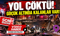 İstanbul'da yol çöktü: Göçük altında kalanlar var!