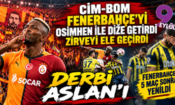 Aslan derbide kükredi: 2-1! Fenerbahçe 5 maç sonra yıkıldı, Cim-Bom 3'te 3 yaptı