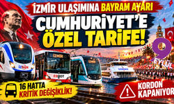 İzmirliler dikkat! 29 Ekim'de 16 otobüsün güzergâhı değişiyor, Kordon kapanıyor