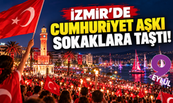 İzmir'de Cumhuriyet aşkı sokaklara taştı! Kentin dört bir yanında bayram coşkusu